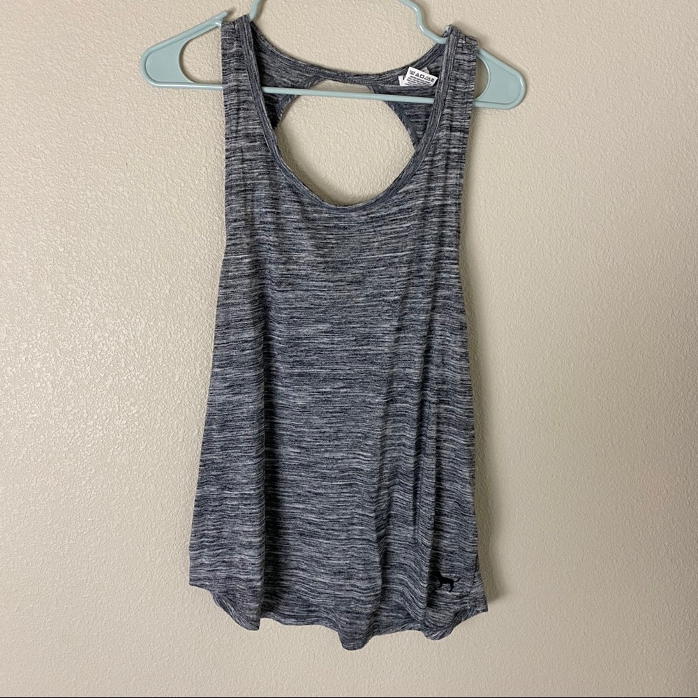NWOT VS Pink Workout Tank W/ Twist Open back